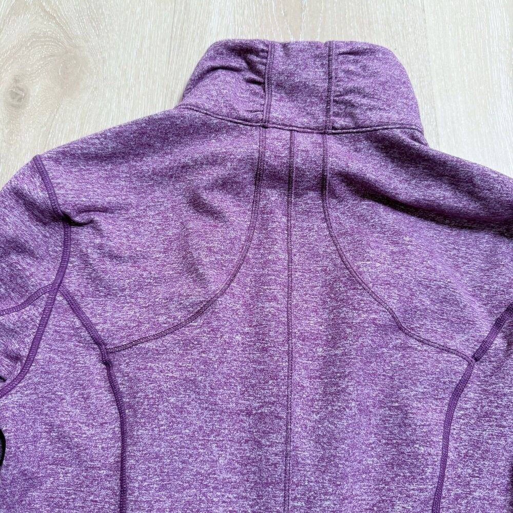Lululemon RARE Peplum Pleated Riding Jacket in Heathered Ultra Violet Size 10 - Picture 13 of 16